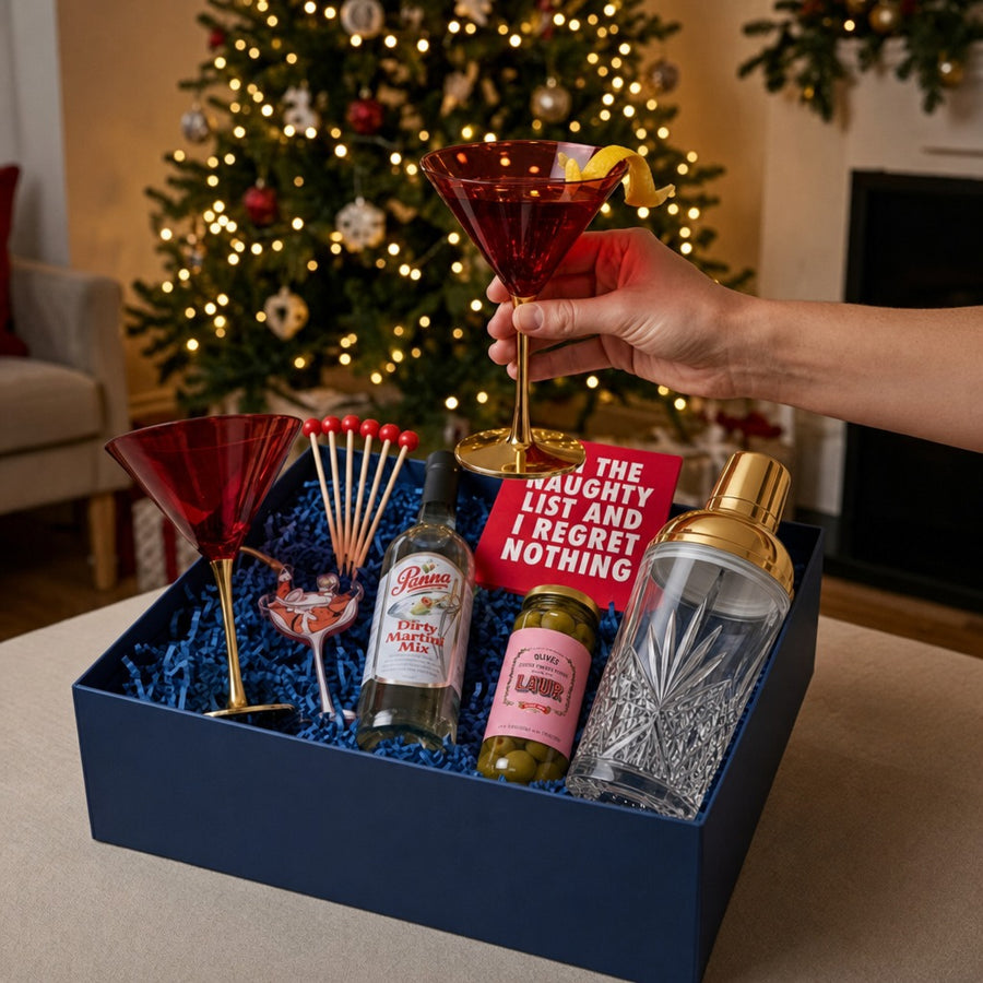 Dirty Santa lifestyle with LAUR OLIVES jar
